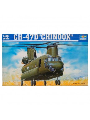 Maquete CH-47D Chinook escala 1/35 Trumpeter