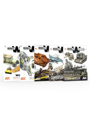 Pack de 5 numéros de la collection Worn Art d'AK-Interactive