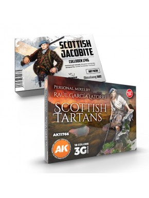 Pack Jacobite Écossais et Set de Peintures AK-Interactive