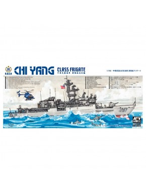 Maquete Chi Yang Class Frigate 1/700 da AFV Club