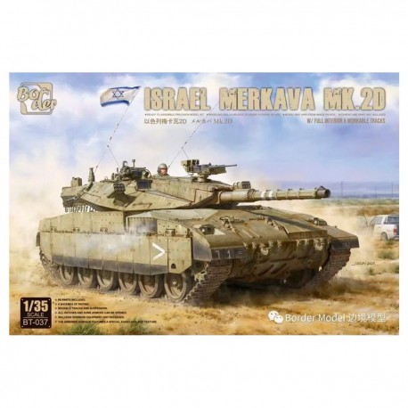Modelo Merkava Mk.2D escala 1/35 con interiores