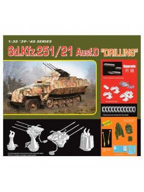 Modelo em escala Sd.Kfz. 251/21 Ausf. D da Dragon