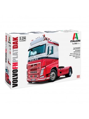 Maquete caminhão Volvo FH Plat Dak 1/24 Italeri