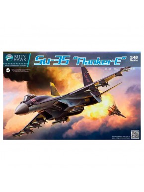 Kit modèle Sukhoi Su-35 Flanker-E de Kitty Hawk