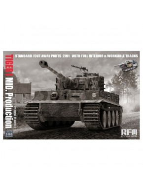 Modèle réduit du char Tiger I Mid Production 2in1.