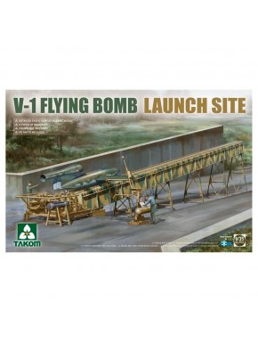 Maquette site lancement V-1 de Takom 1/35