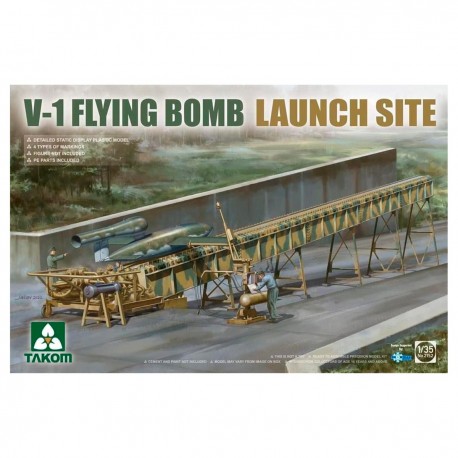 Maquette site lancement V-1 de Takom 1/35