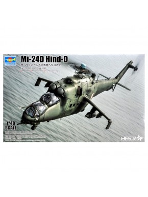 Modelo helicóptero Mi-24D Hind-D Trumpeter escala 1/48