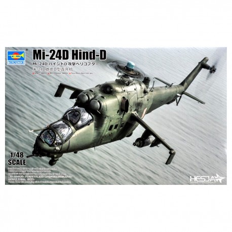 Modelo helicóptero Mi-24D Hind-D Trumpeter escala 1/48