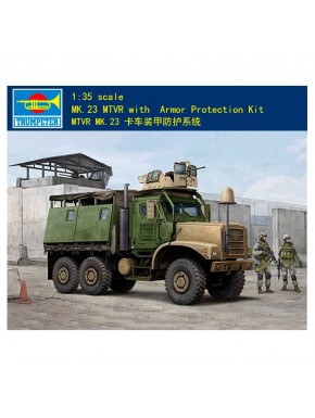 Maquete US MK23 MTVR MAS Truck 1/35 da Trumpeter