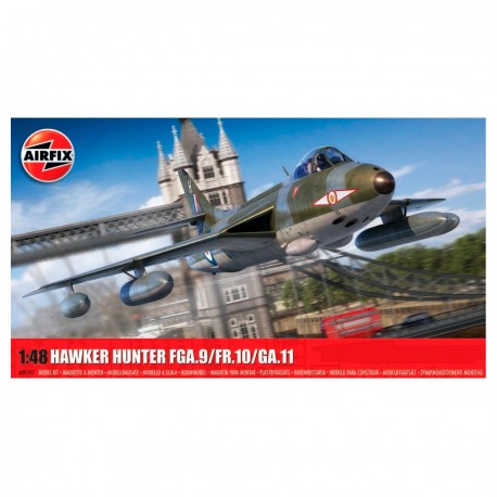 Maquette d'avion Hawker Hunter à l'échelle 1/48