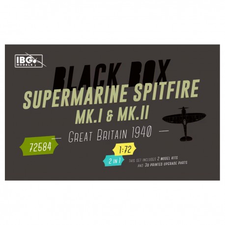 Boîte de modèle Spitfire Mk.I et Mk.II de IBG Models
