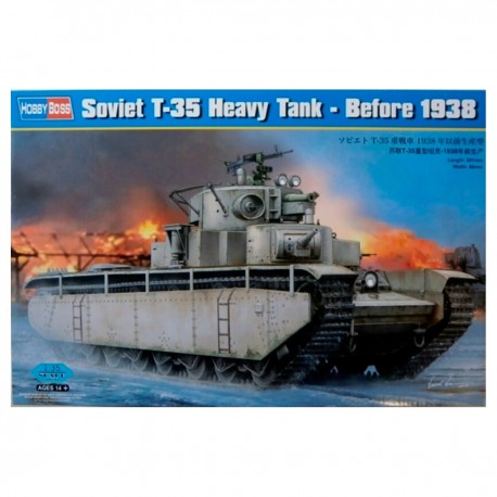 Maquette du Char Lourds Soviétique T-35 de HobbyBoss