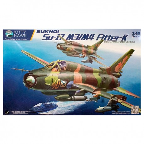 Boîte du kit de maquette Su-17 M3/M4 de Kitty Hawk
