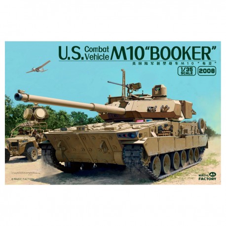 Modelo em escala M10 Booker 1/35 da Magic Factory