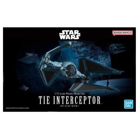 Modèle Bandai TIE Advanced 1/72 exposé