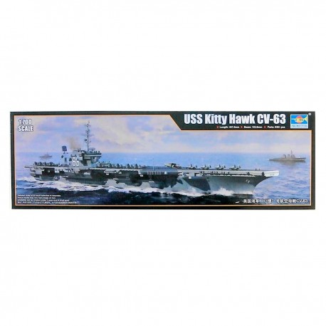 Maquete USS Kitty Hawk CV-63 escala 1/700