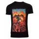 T-shirt noir avec design classique du jeu vidéo DOOM