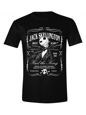 T-shirt noir Jack Skellington L'Étrange Noël de Monsieur Jack