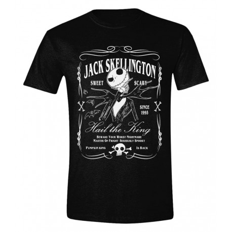 T-shirt noir Jack Skellington L'Étrange Noël de Monsieur Jack
