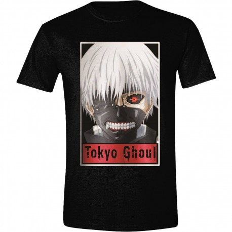 T-shirt noir Tokyo Ghoul avec masque blanc