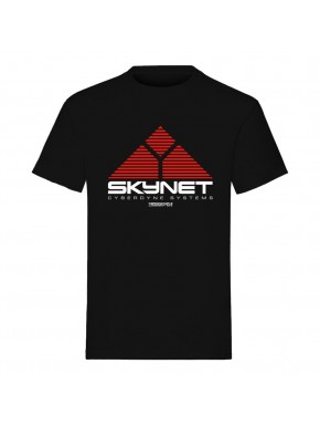 T-shirt noir Skynet Terminator 2