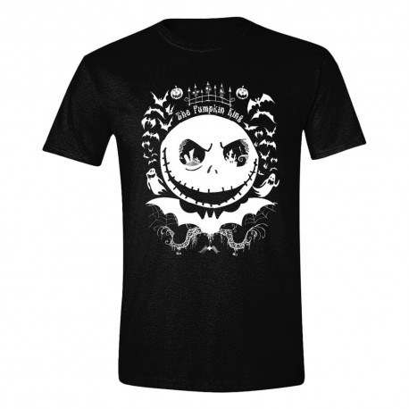 T-shirt noir avec design de Jack Skellington