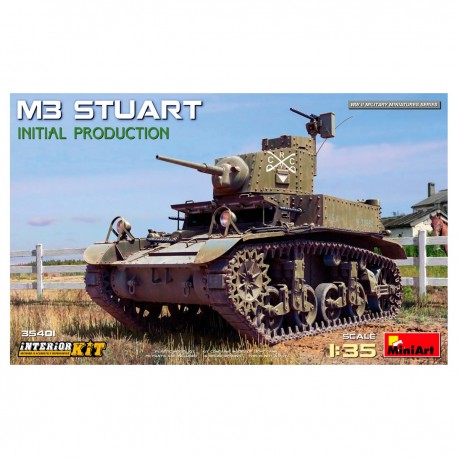 Kit modèle char M3 Stuart 1/35