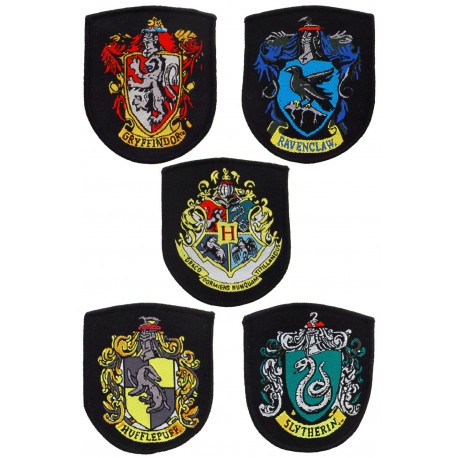 Embroidered patches Houses harry Potter