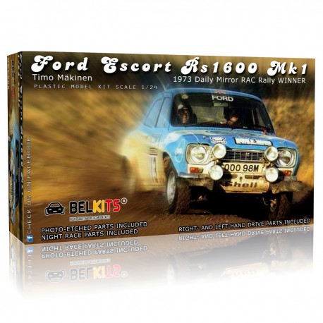 Boîte du kit Ford Escort Mk.1 Makinen Vainqueur RAC 1973
