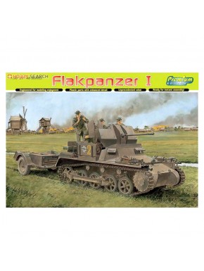 Modelo Flakpanzer I em escala 1/35 da Dragon