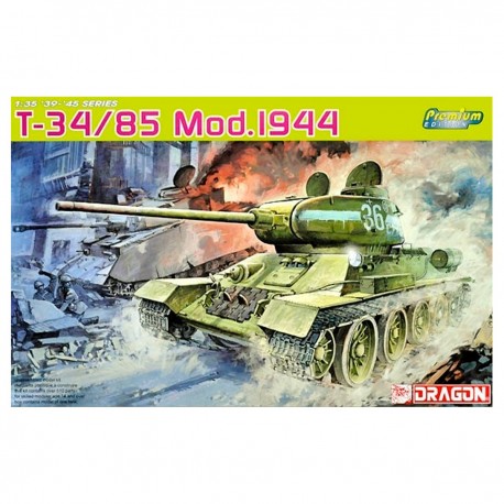 Maquete do tanque T-34/85 Mod.1944 da Dragon