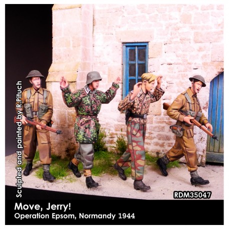 Figuras militares Move, Jerry! Normandy 1944 de Rado Miniatures