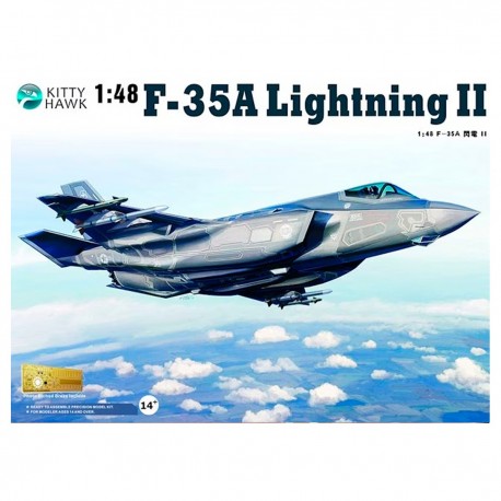 Maquette à l'échelle 1/48 du F-35A Lightning II de Kitty Hawk