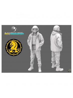 Figura detallada de soldado ucraniano 1/16
