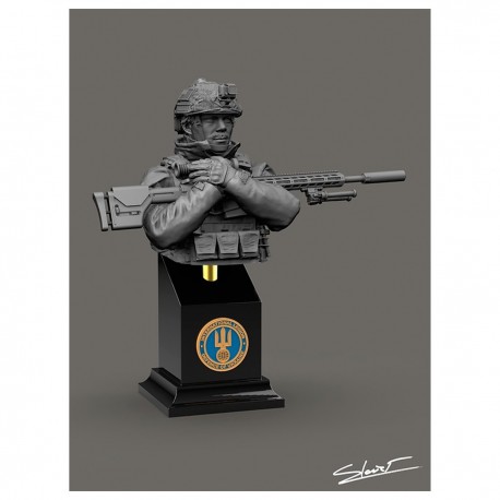 Busto de soldado ucraniano 1/10 Black Snake