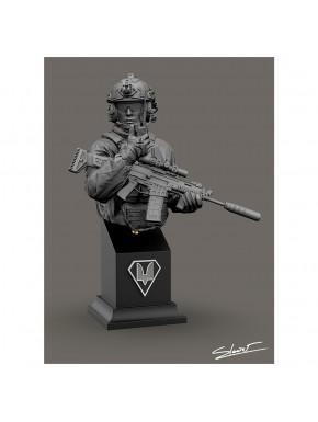 Buste de soldat ukrainien 1/10 par BlackSnake