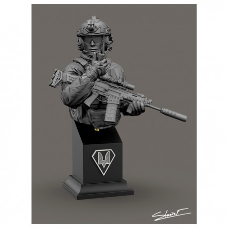 Buste de soldat ukrainien 1/10 par BlackSnake