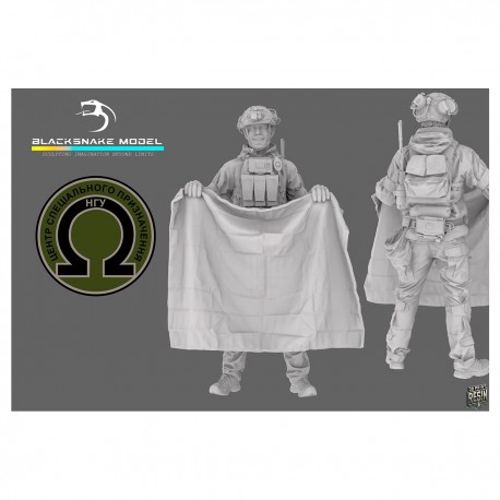 Figura soldado ucraniano 1/16 con equipo táctico