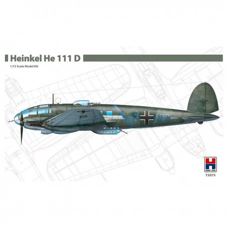 Maqueta avión Heinkel He 111 D a escala 1/72