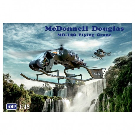 Modelo de helicóptero McDonnell Douglas MD-120 Flying Crane 1/48