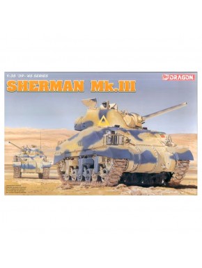 Maquete tanque Sherman Mk.III 1/35 da Dragon