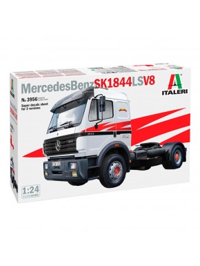 Kit de maquete de caminhão Mercedes Benz SK 1844 LS V8 da Italeri