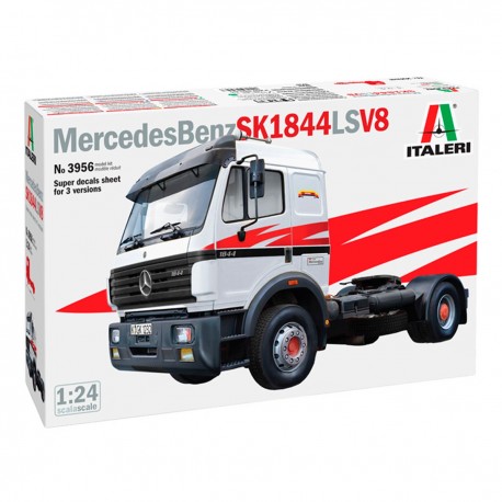Kit de maquete de caminhão Mercedes Benz SK 1844 LS V8 da Italeri