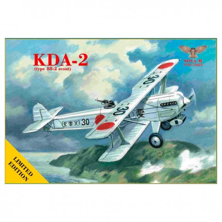Maquete de avião Kawasaki KDA-2 em escala 1/72