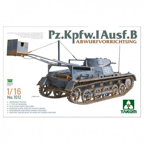 Modèle à l'échelle 1/16 du char Takom Pz.Kpfw. I Ausf.B