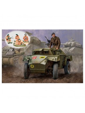 Modèle WWII British Humber Mk.I Scout Car avec équipe AFV