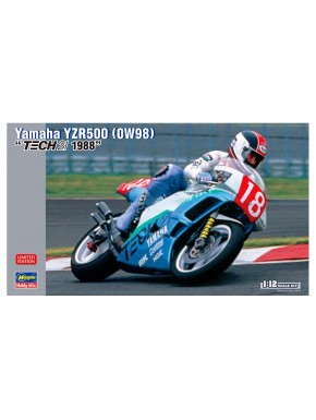 Modèle à l'échelle 1/12 Yamaha YZR500 TECH21 1988