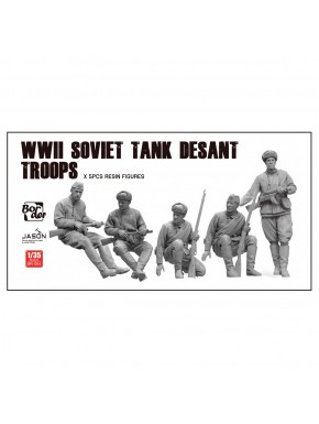 Figuras de resina 1/35 soldados soviéticos WWII