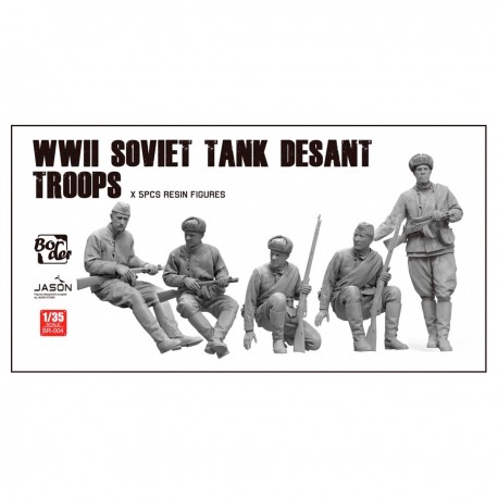 Figuras de resina 1/35 soldados soviéticos WWII